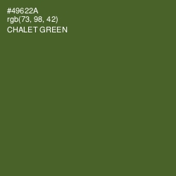 #49622A - Chalet Green Color Image